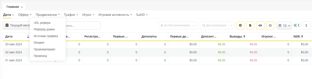 Настраиваемый отчет здесь вообще песня – все почти как в одном из лучших трекеров